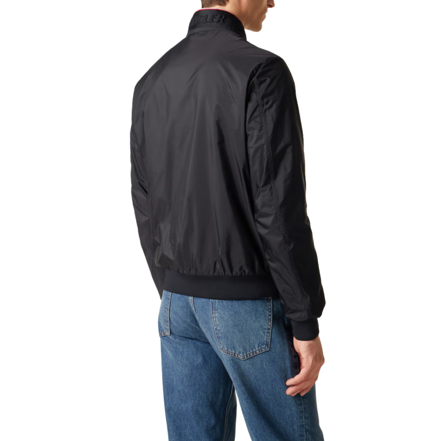 Veste blouson zippé imperméable MONCLER Reppe nylon noir