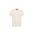 T-shirt col rond manche courte coton écru logo écriture col Collection Grenoble