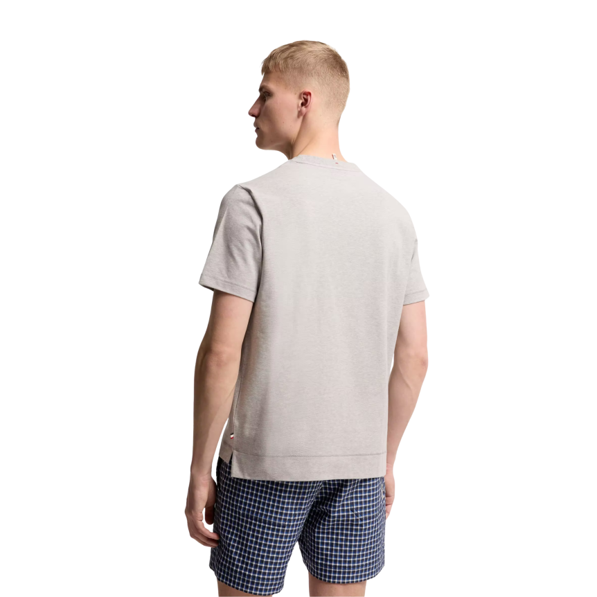Pack 3 T-shirts MONCLER manches courtes col rond coton mélangé noir gris blanc logo Grenoble