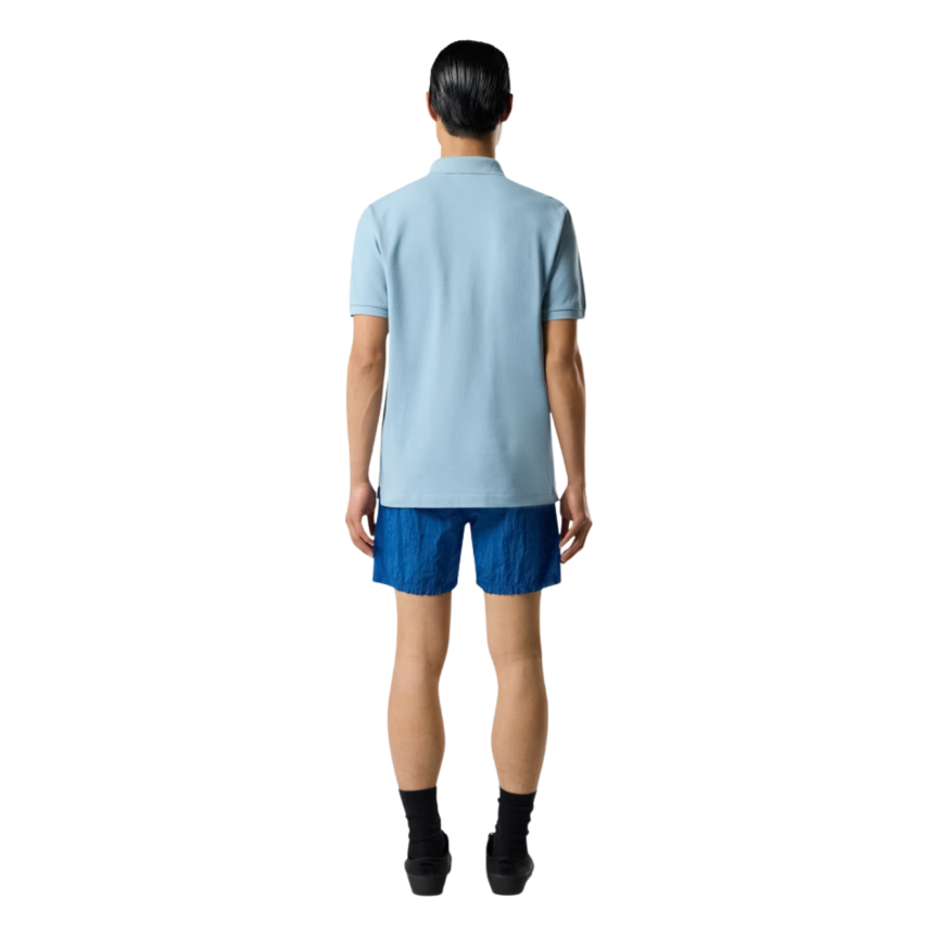 Short de bain STONE ISLAND mi-long regular nylon bleu vif ECONYL® poches