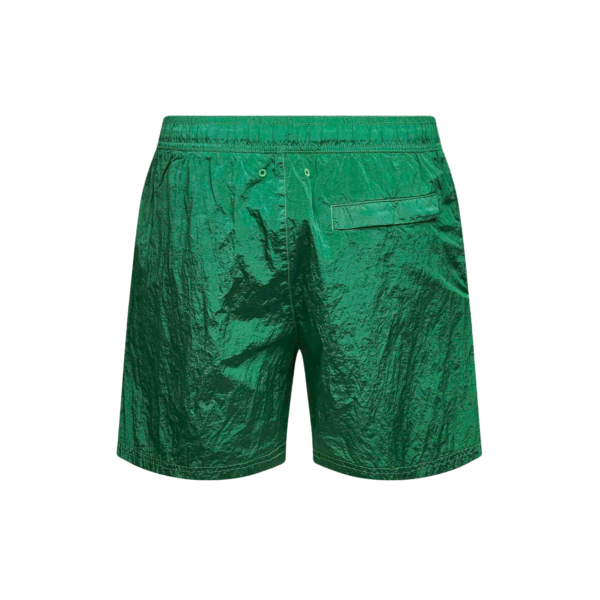 Short de bain STONE ISLAND mi-long regular nylon vert gazon ECONYL® poches