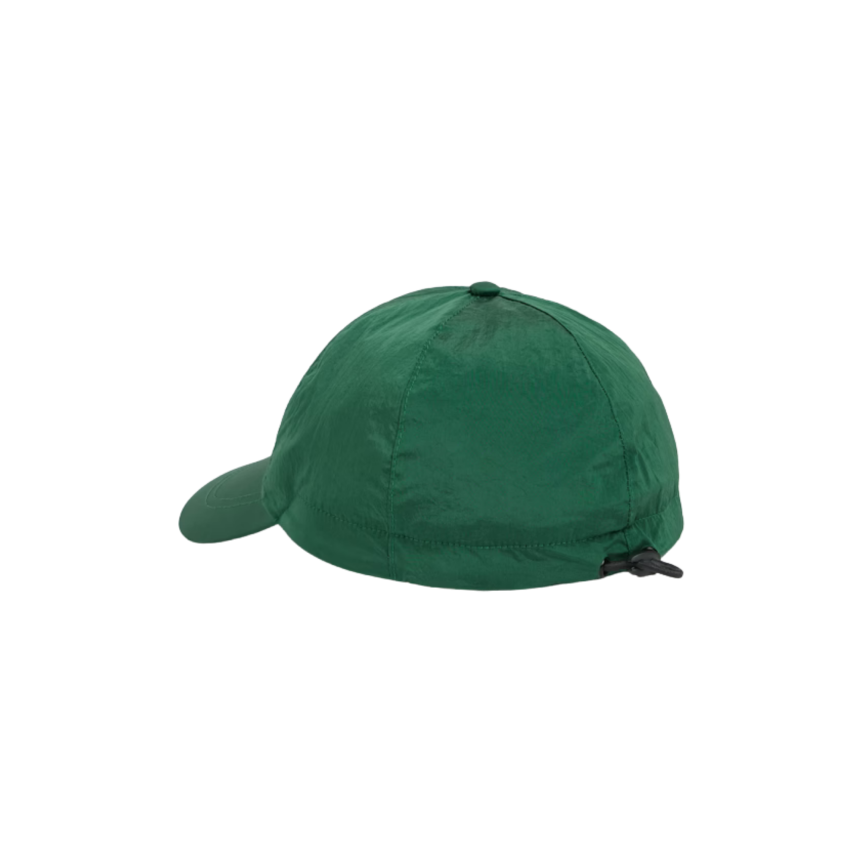 Casquette STONE ISLAND nylon métal ECONYL® vert gazon broderie logo Compass