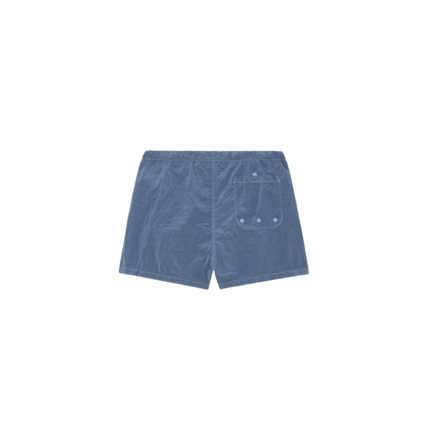 Short de bain court STONE ISLAND slim nylon métal ECONYL ® bleu jean poches