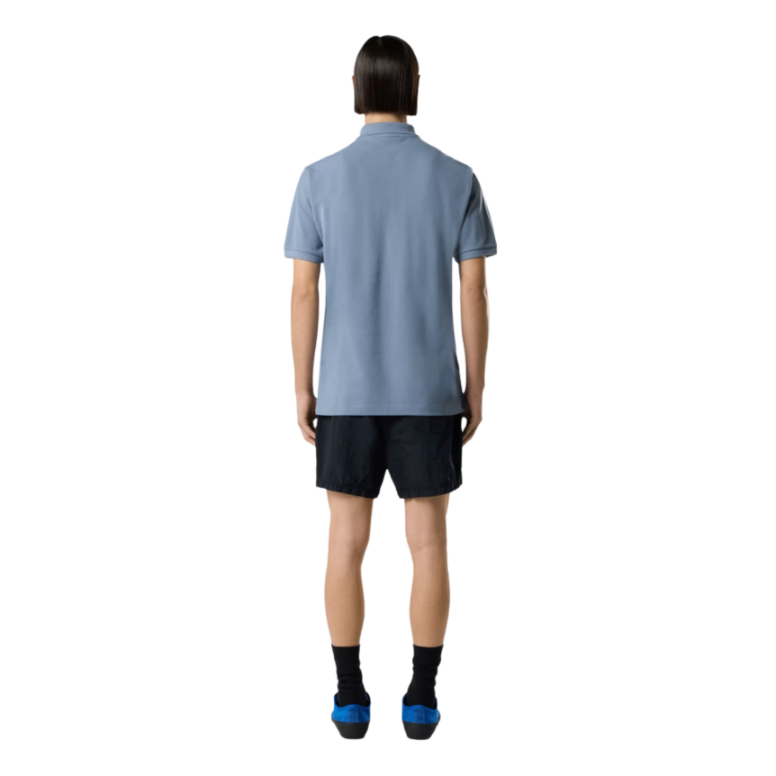 Short de bain court STONE ISLAND slim nylon métal ECONYL ® bleu marine poches