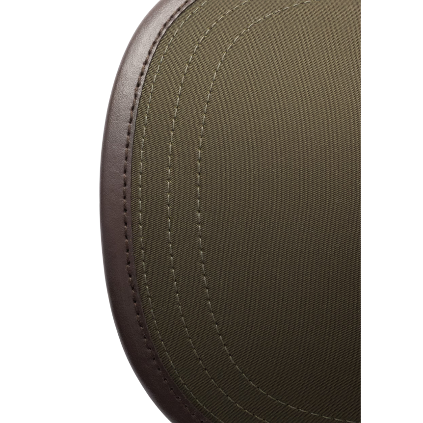 Casquette de baseball Prada Speedrock Re Nylon kaki bordure cuir