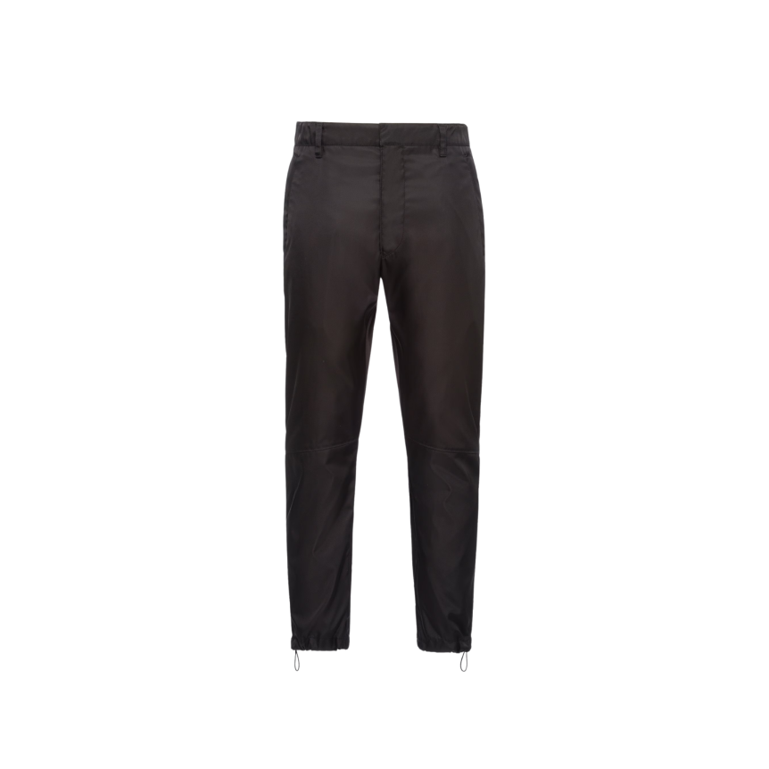 Pantalon skinny PRADA Re Nylon noir bas elastique