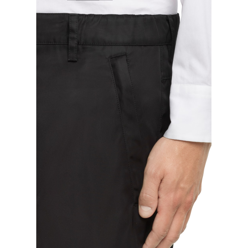 Pantalon skinny PRADA Re Nylon noir bas elastique