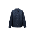 Chemise manche longue Re nylon bleu marine poche poitrine logo