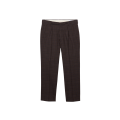 Pantalon ajusté laine marron carreaux Prince de Galles bleu