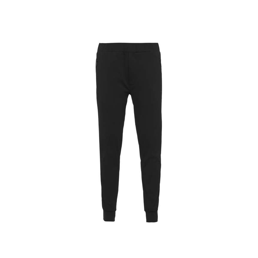 Pantalon jogging PRADA coton technique Re Nylon noir bas taille élastique