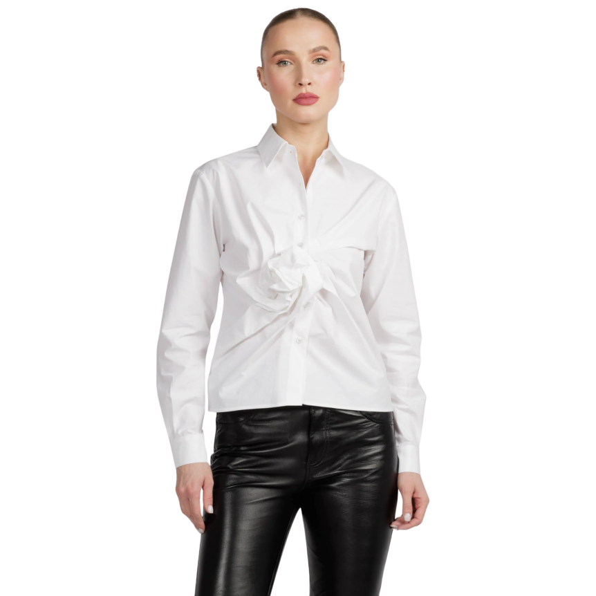 POP BLANCHE ROSE NOUEE TAILLE