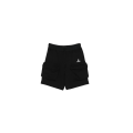 Short cargo noir multi poches logo MA blanc