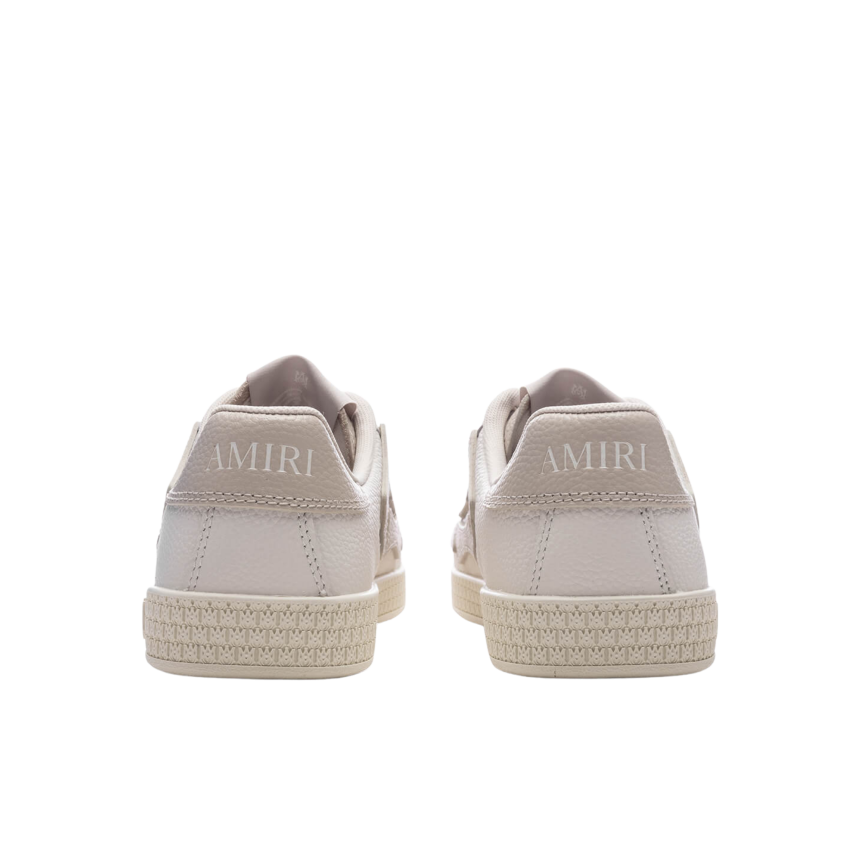Basket AMIRI Pacific Bones cuir daim blanc Skull