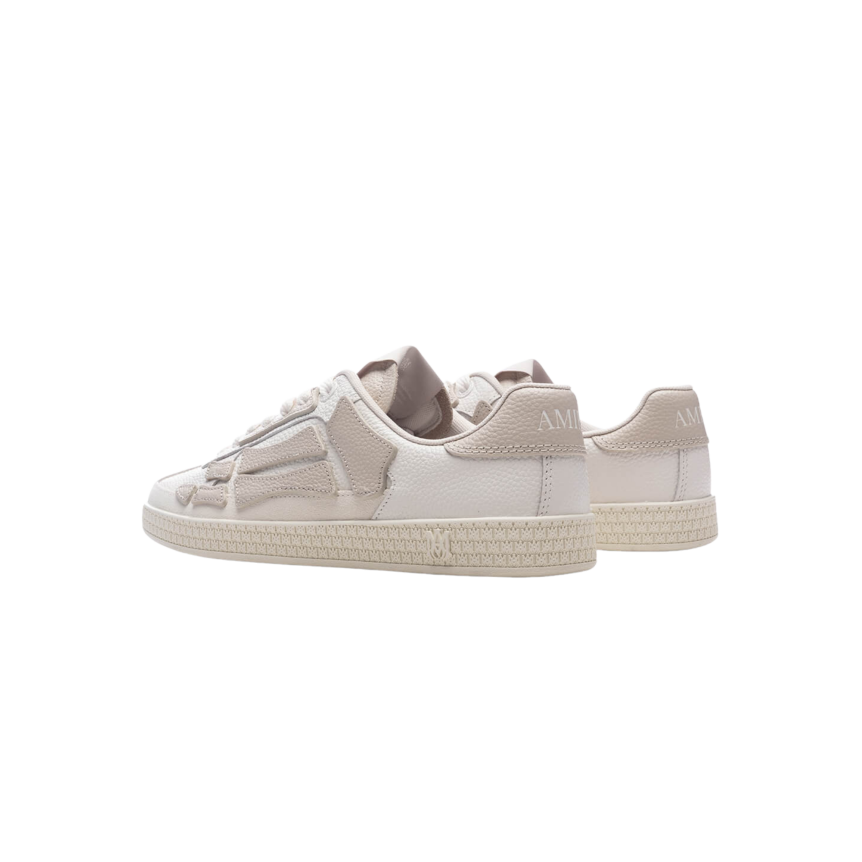 Basket AMIRI Pacific Bones cuir daim blanc Skull