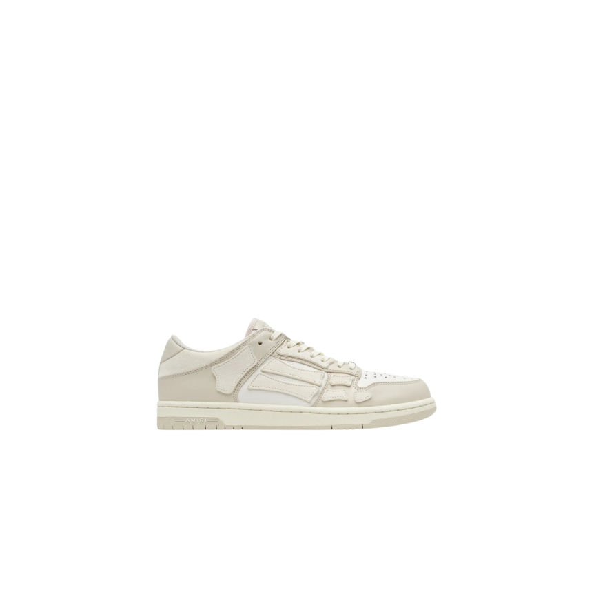 Baskets low sneakers AMIRI Skel cuir beige