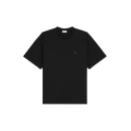 T-shirt col rond jersey coton blanc broderie logo Triomphe bleu