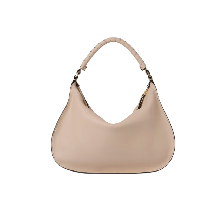 Sac porté épaule CHLOE Marcie moyen cuir veau lisse beige nude