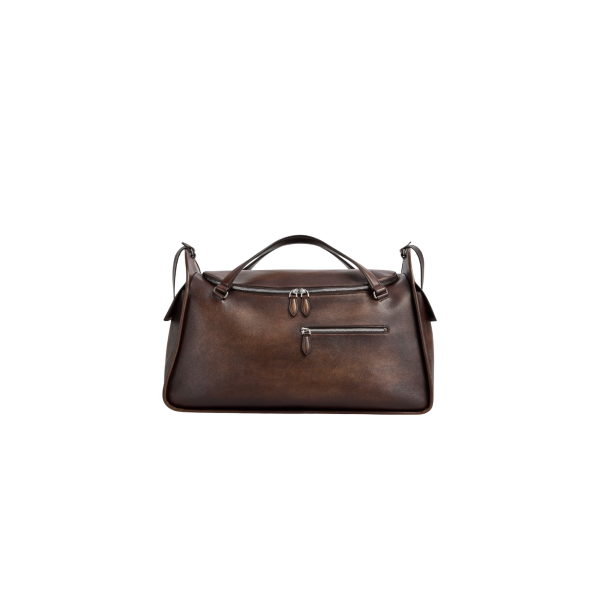 Sac de Voyage BERLUTI Périple Weekender Cuir marron