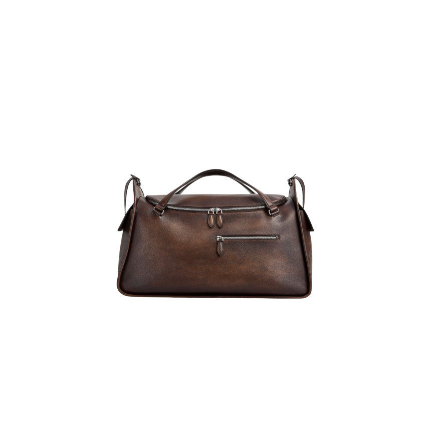 Sac de Voyage BERLUTI Périple Weekender Cuir marron