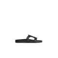 Mule cuir noir Triomphe