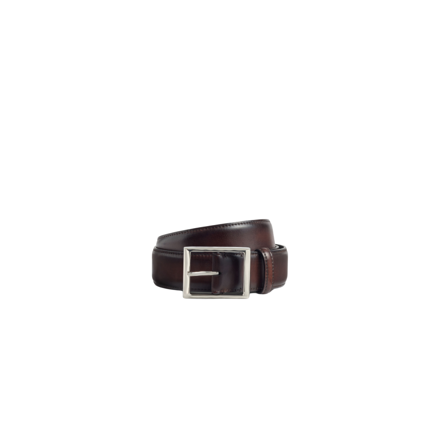 Ceinture Classic BERLUTI Cuir de veau Venezia marrone intenso