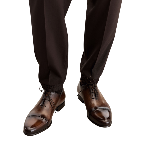 Richelieu Alessandro BERLUTI Gaspard Galet Neo Cuir de veau Venezia marrone intenso