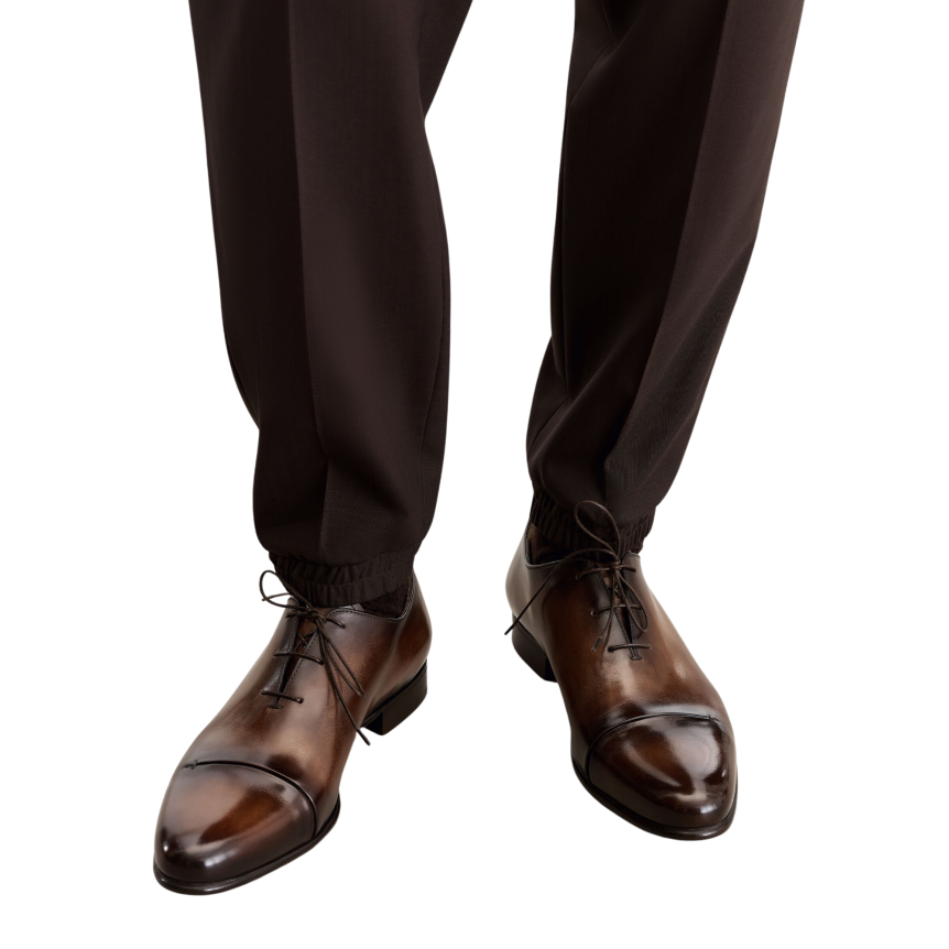 Richelieu Alessandro BERLUTI Gaspard Galet Neo Cuir de veau Venezia marrone intenso