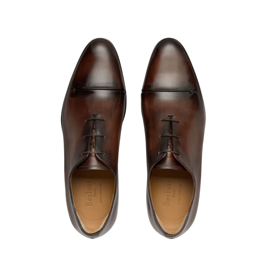Richelieu Alessandro BERLUTI Gaspard Galet Neo Cuir de veau Venezia marrone intenso