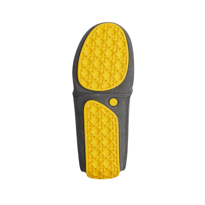 Basket Bottine à lacets DIOR Roadie daim gris jaune bleu