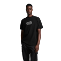 T-shirt col rond relax jersey de coton noir Christian Dior Couture 1947