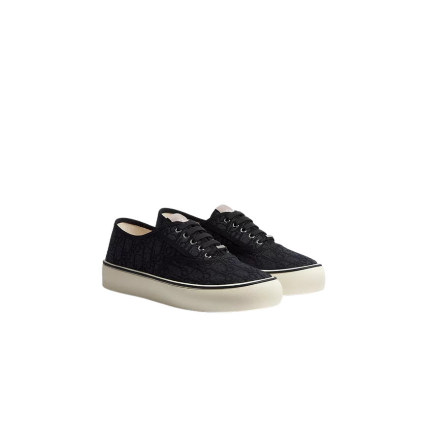 Basket Sneaker DIOR Saltwind Toile jacquard Dior Oblique noir