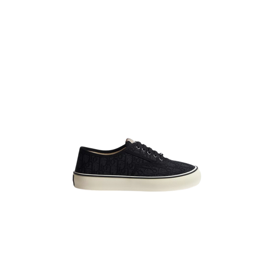 Basket Sneaker DIOR Saltwind Toile jacquard Dior Oblique noir