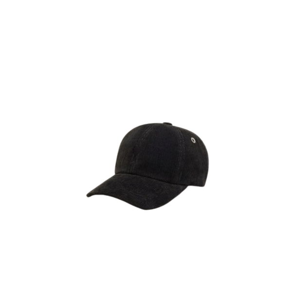 Casquette AMI Paris coton noir broderie cœur noir