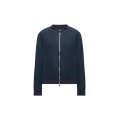 Blouson zippé teddy lin bleu marine