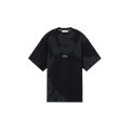 T-shirt manche courte coton noir imprimé dos Whirlwind Type Boussole