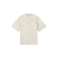 T-shirt manche courte jersey coton bio peigné écru imprimé Whirlwind Type