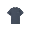 T-shirt col rond manche courte slim coton bleu ardoise Collection Ghost