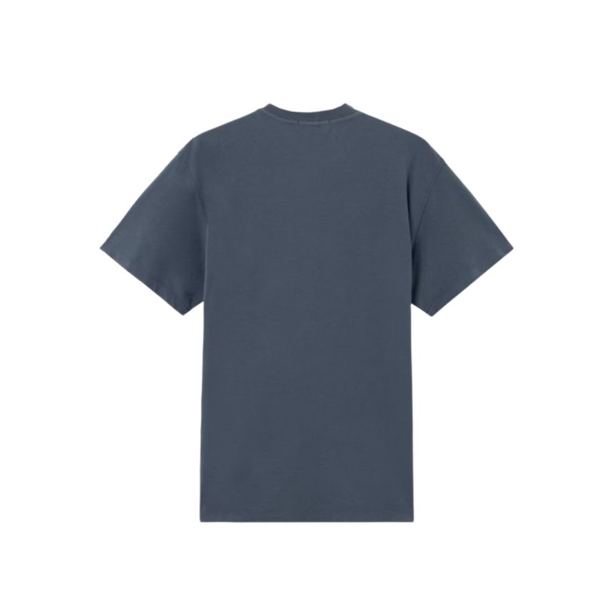 T-shirt col rond manche courte STONE ISLAND slim coton bleu ardoise Collection Ghost