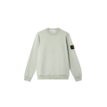 Sweat-shirt ras-du-cou regular manche raglan coton vert sauge