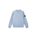 Sweat-shirt ras-du-cou regular manche raglan coton bleu