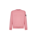 Sweat-shirt ras-du-cou regular manche raglan coton rose