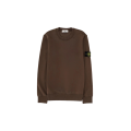 Sweat-shirt ras-du-cou regular manche raglan coton marron