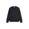Sweat-shirt ras-du-cou regular manche raglan coton bleu marine