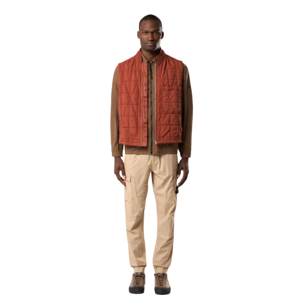 Pantalon cargo STONE ISLAND coton sable cheville taille élastique