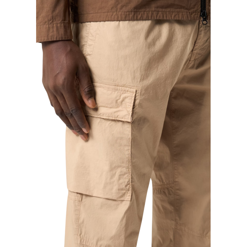 Pantalon cargo STONE ISLAND coton sable cheville taille élastique