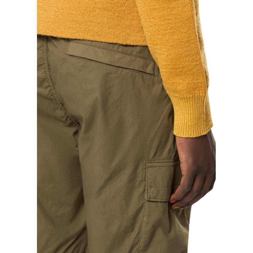 Pantalon cargo STONE ISLAND coton kaki cheville taille élastique
