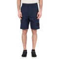 Short cargo coton lin bleu marine Collection Ghost