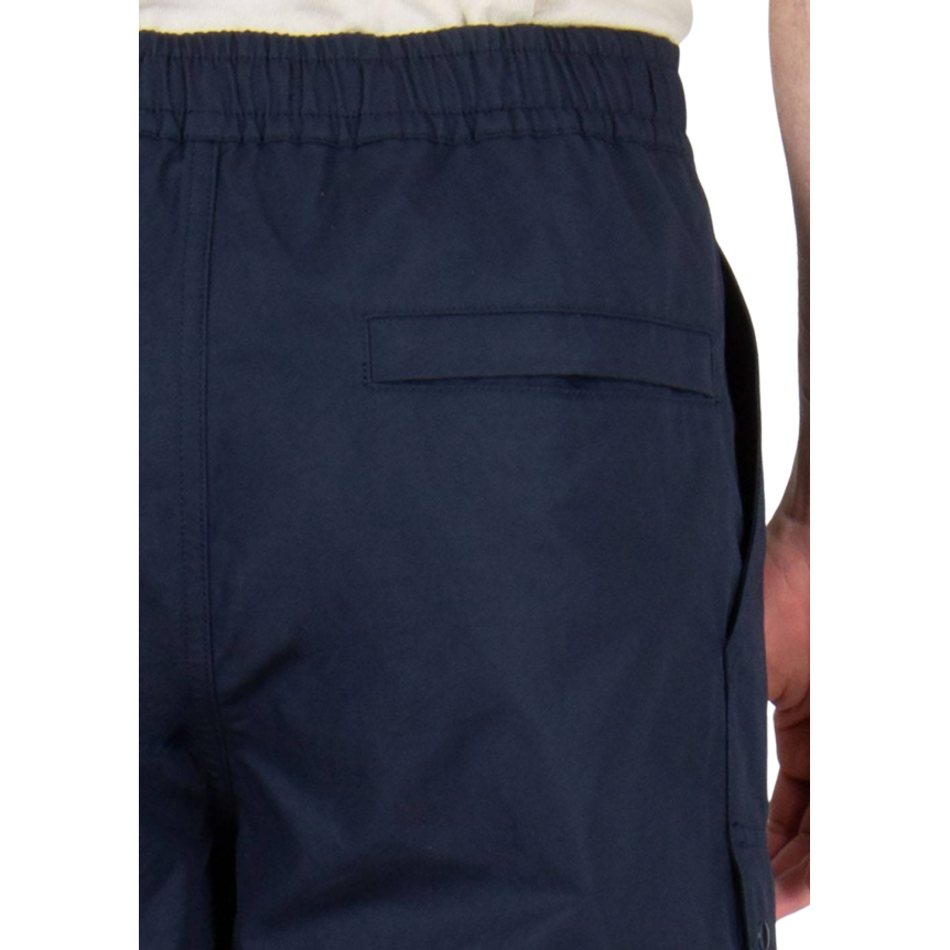 Short cargo STONE ISLAND coton lin bleu marine Collection Ghost