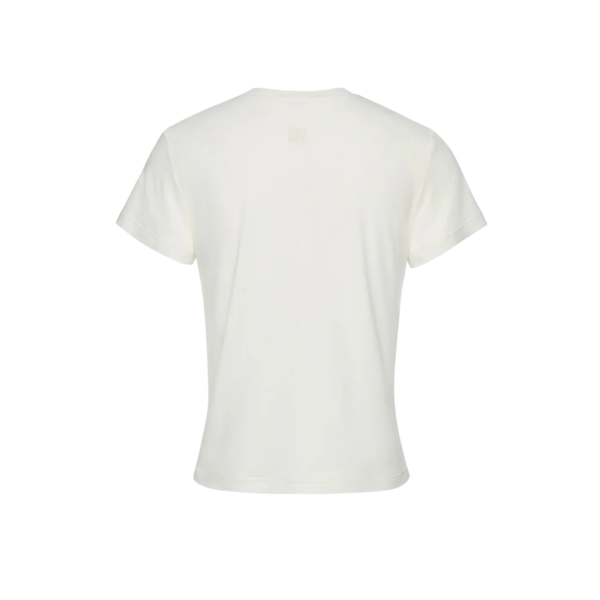 T-shirt manche courte MAGDA BUTRYM col rond coton écru