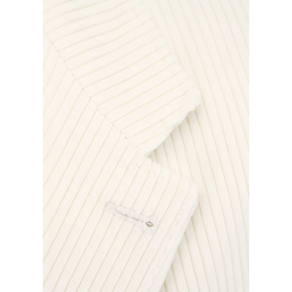 Veste officier BRUNELLO CUCINELLI cachemire velours crème poches plaquées